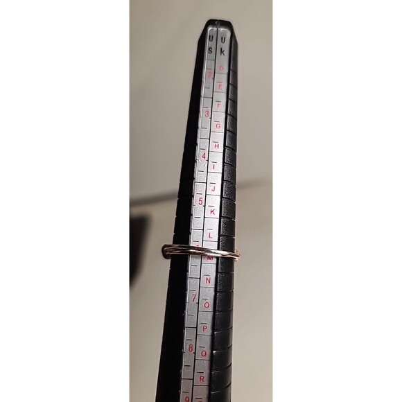 NEW Handmade Wire Wrapped Ring Silvertone Statement Pink Beaded  Size 6 - Picture 3 of 6